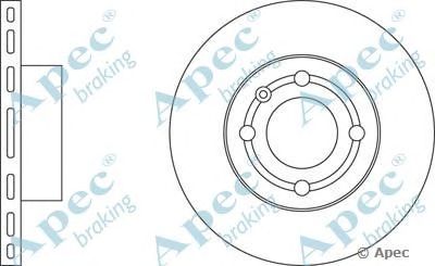 APEC BRAKING dsk233 -  Тормозной диск